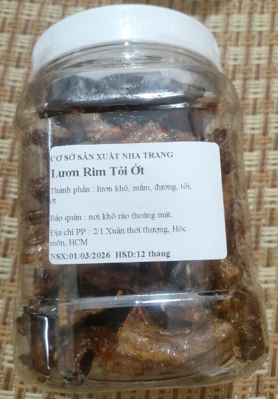 Lươn Rim Tỏi Ớt Nha Trang 300g